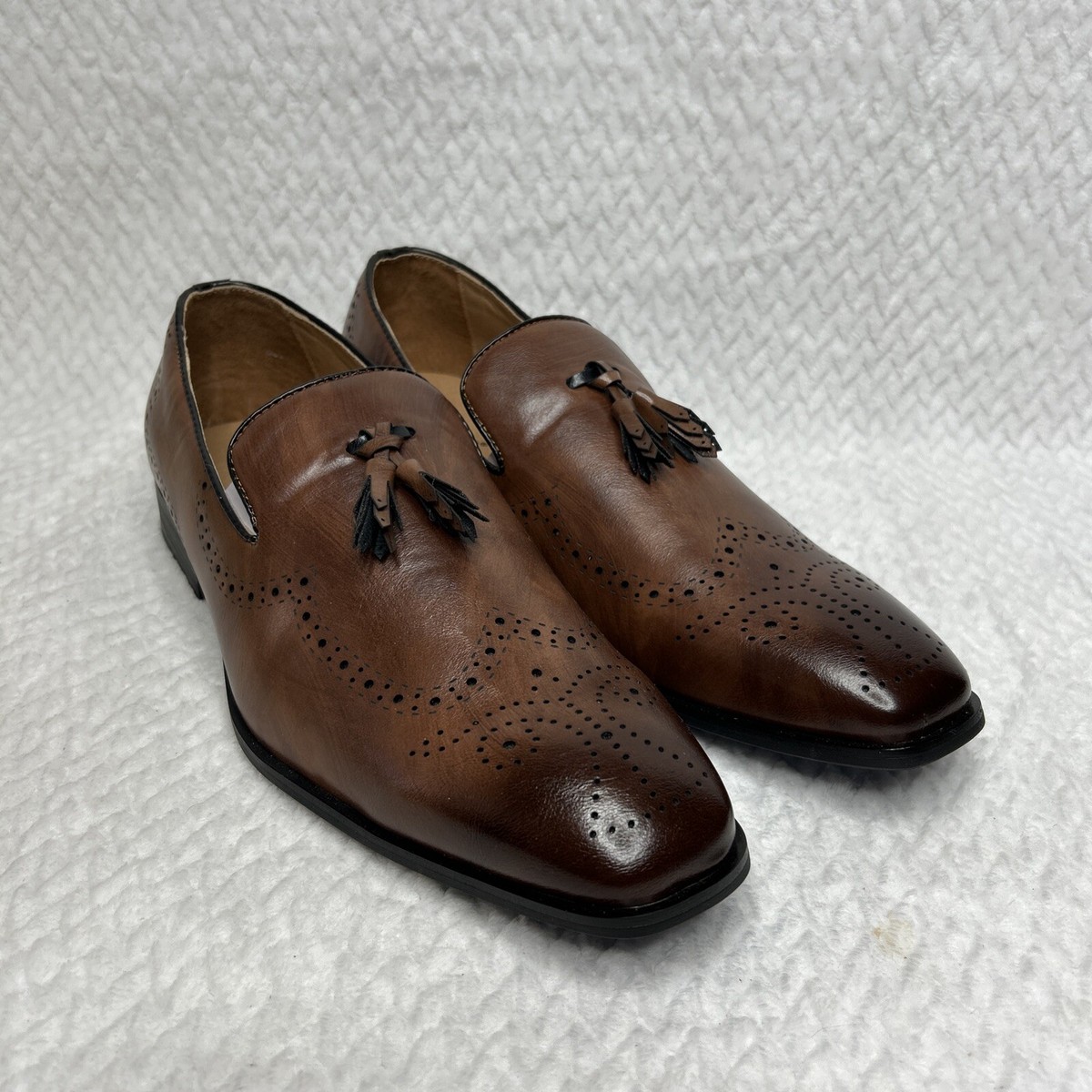 Meijiana Plaid Loafer Dress Shoe, Excellent Condition-Worn Once Size 11 s-l1200.jpg main image 2