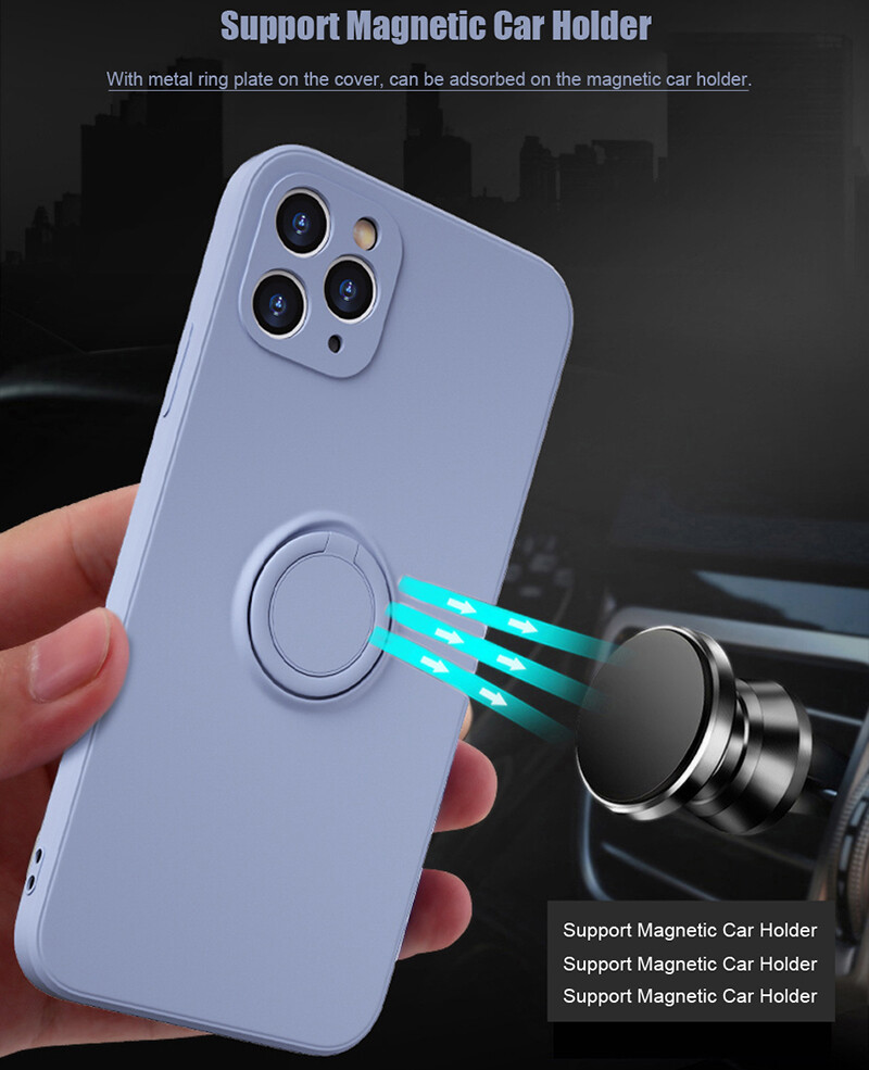 Custodia Magnetica Con Anello E Supporto Per IPhone – Compatibile Con 15, 14, 13, 12 Pro Max, 11, XR E Più – PROMAX Cover Antiurto