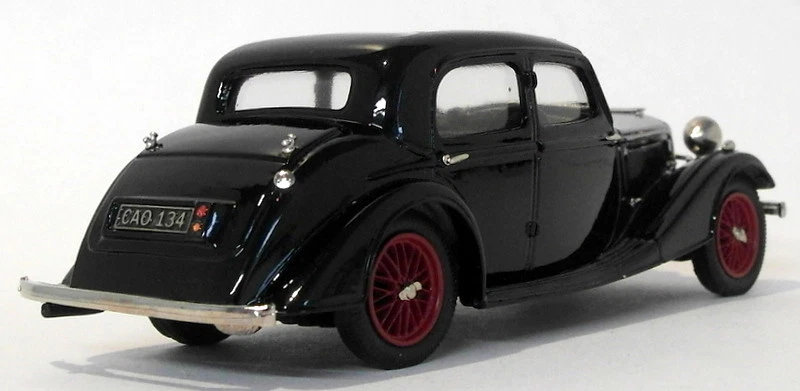Lansdowne Models 1/43 Scale LDM74A - 1937 Riley 12/4 Continental Sedan - Black - Image 3 of 4