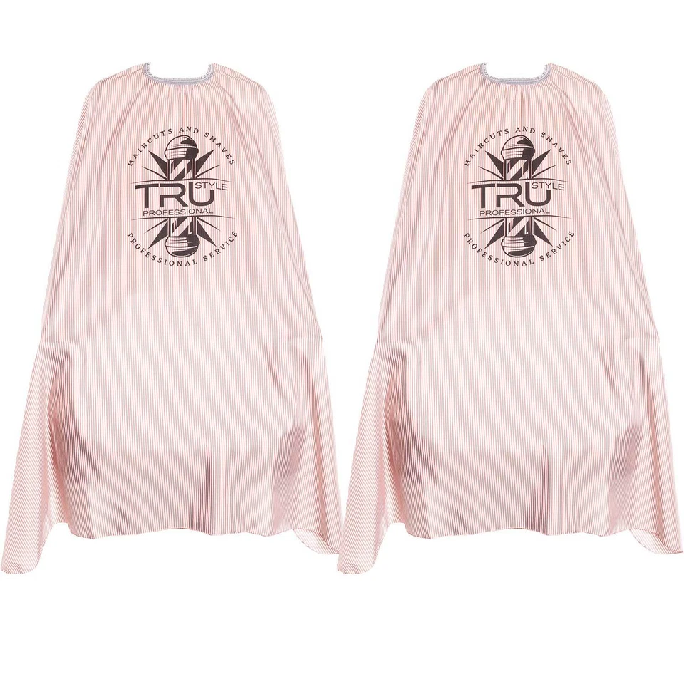 BEAUTY&MORE 2x B&M Haarschneideumhang Classic Barber Shop - 140x160cm TRU - 958-R