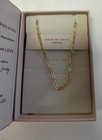 Made By Mary Jude Chain, 16", Gold, Sterling Silver, New