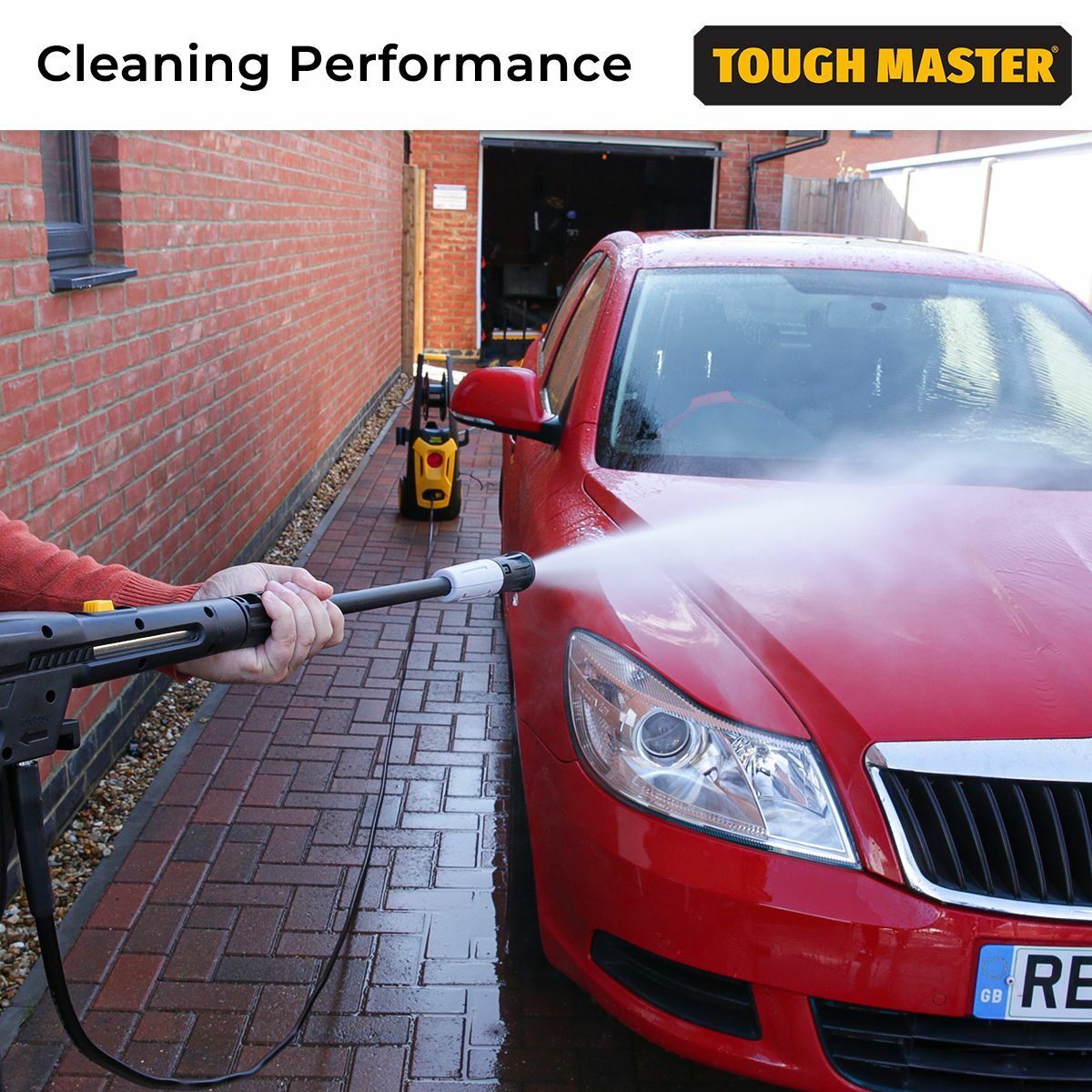 Electric Pressure Washer Jet Wash Patio Cleaner 140BAR High Power 2