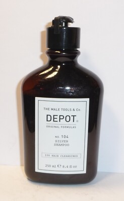 Depot N. 104 Silver Shampoo 250 Ml - Shampoo Argento Per Capelli - Foto 9