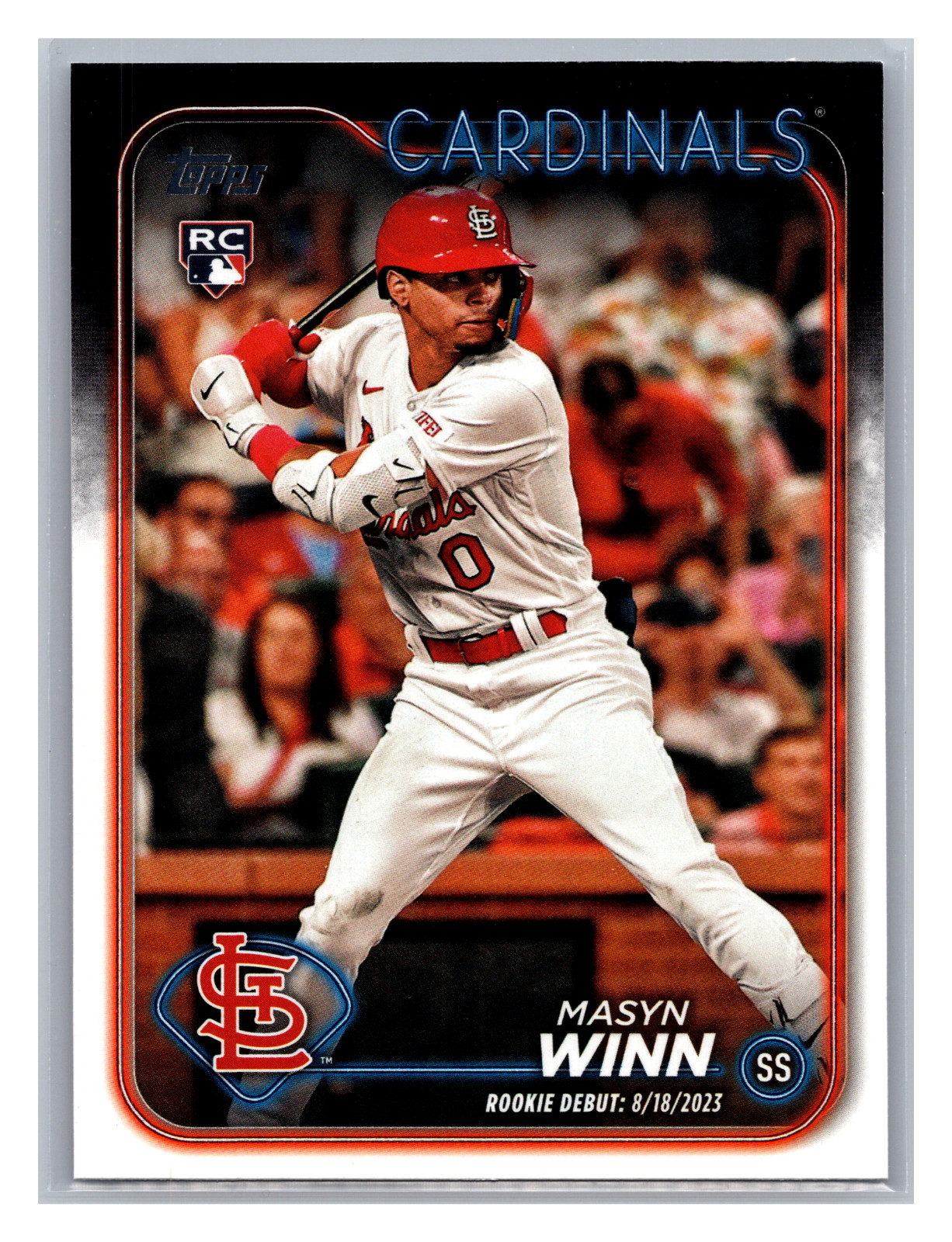 Masyn Winn 2024 Topps Update Series - Rookie Debut #US272 (RC) Cardinals
