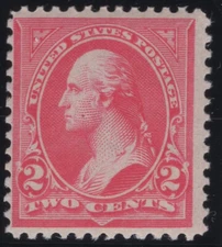 267  2c Washington - Type III - 1895 Watermarked - MNH
