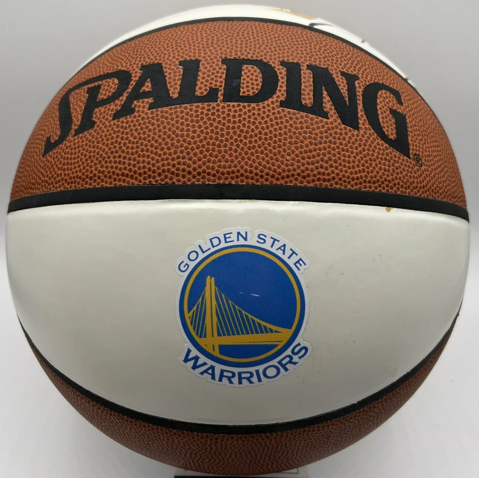 Kevin Durant & Klay Thompson Signed NBA Finals Basketball Auto Warriors JSA COA - Image 4 of 4