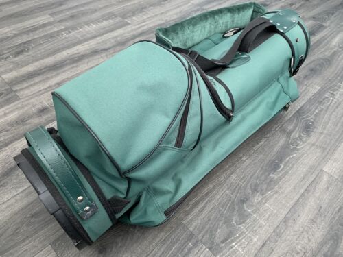 Powakaddy Golf Club Cart/Carry Bag With Padded Shoulder Strap & Rain Hood Green - Picture 2 of 24
