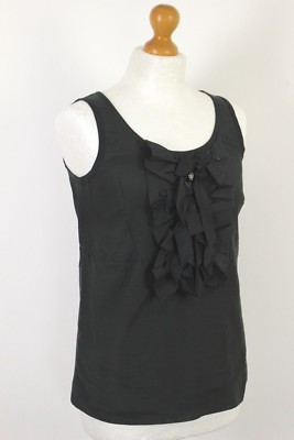 Neu J.CREW SEIDENMISCHUNG TOP   Damengröße US 2   UK 4   JCREW J CREW NEU MIT ETIKETT