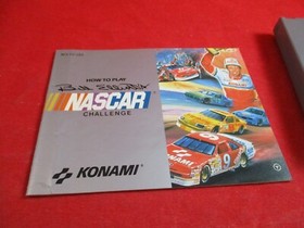 Bill Elliott's NASCAR Challenge (Nintendo NES) COMPLETE w/ Box manual game #T1
