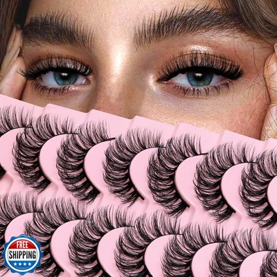 Ahrikiss Russian Strip Lashes That Look Like Extensions D Curl Fluffy False E