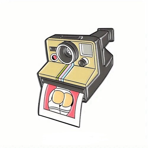 Sexy Polaroid Enamel Pin - Instant Photo Lewd - OnlyFans Nudies SW Pic