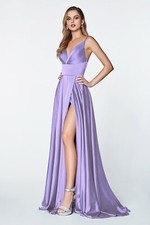 Authentic Cinderella 7472-Color: Lavender-Size 6- Prom Dress