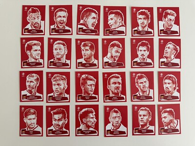 Panini EM EURO 2016 Frankreich Sondersticker Coca Cola Komplett 24 Sticker