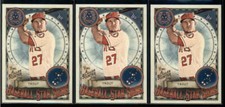 LOT (3) MIKE TROUT 2019 TOPPS ALLEN & GINTER #BSS-15 BASEBALL STAR SIGNS FC8189