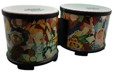 Remco Rhythm Club Bongo Bongos vintage set of 2 kid size
