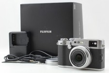 1600 Shots Top Mint Box Fujifilm Fuji X100F 24.3MP Silver Digital Camera Japan