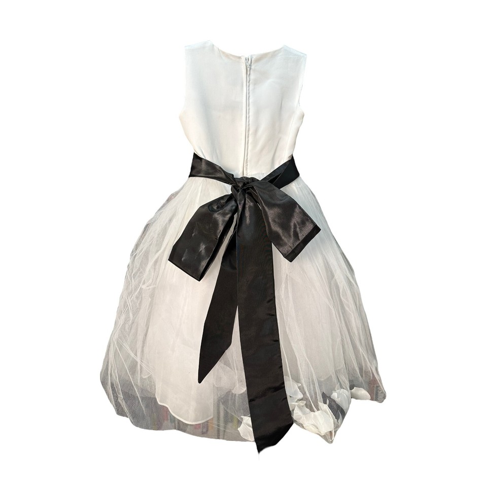 Flower Girl Dress, Birthday Dress, Pageant Dresses Rose Petals Dress eBay