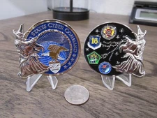 CYBERCOM USN USAF Army  NSA SIGINT Cyber Wizard Challenge Coin