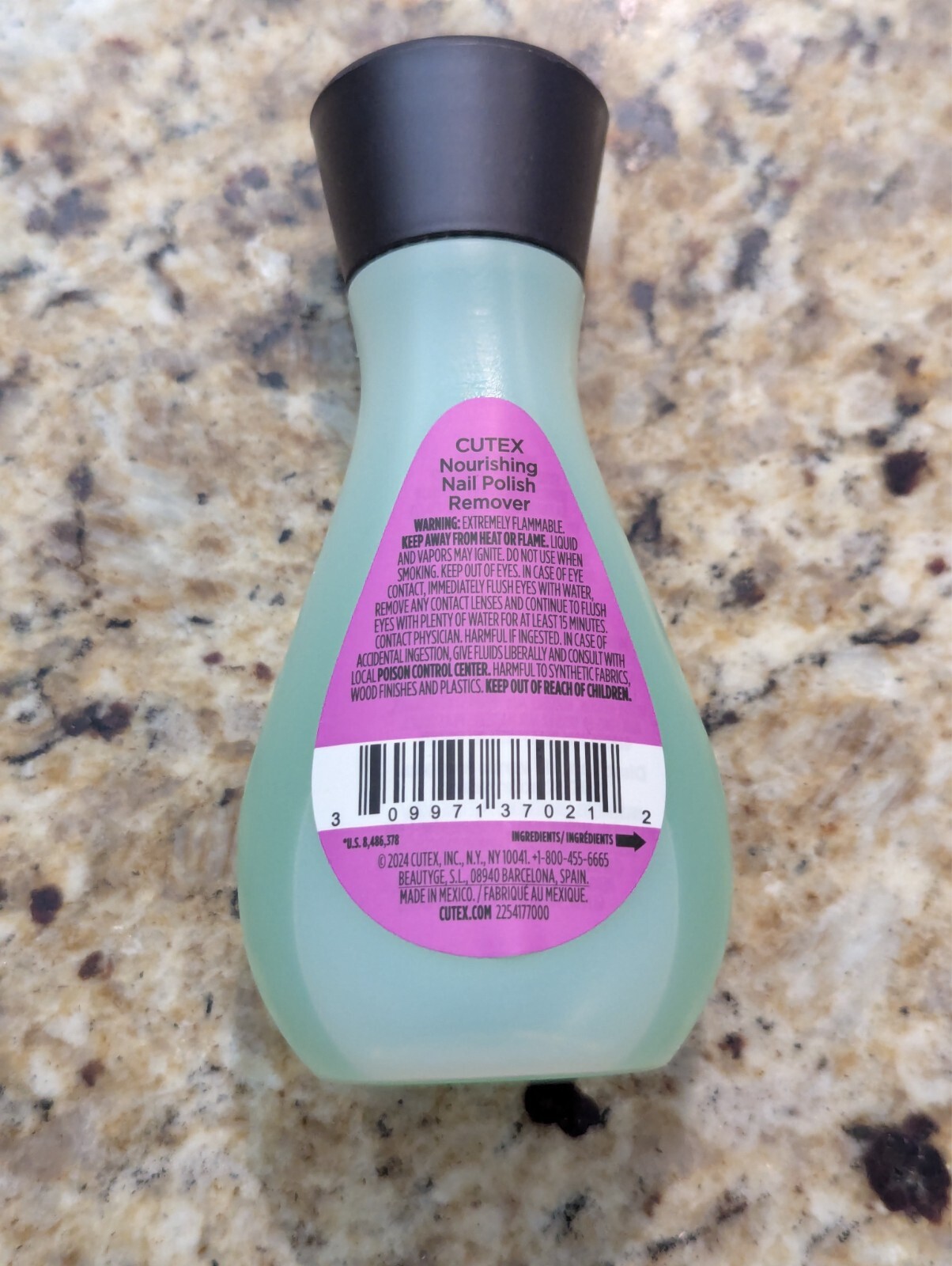 Cutex 4 Pack Nourishing Nail Polish Remover 3.4 fl oz