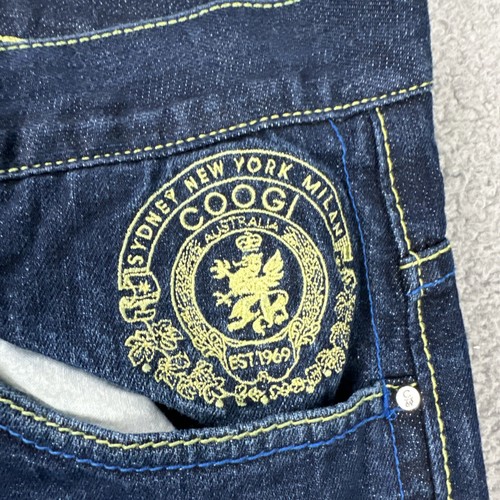 Vtg Y2K Coogi Australia Jeans Men 34x34 Baggy Wide Leg Patch Embroidered Logo - Picture 17 of 24