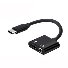 Fireproof TPE Type-C Adapter Aux Adapter Steady Charging Type-C Adapter