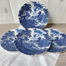 Vintage Ridgway Ironstone Meadowsweet Dinner Plates x 4. 25cms /9.75"