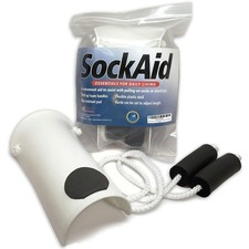 Deluxe Sock Aid - Socks Helper with Foam Handles for Regular Socks