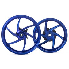 15x3.5 & 14x4 Blue Front Rear Cast Wheels Rims Set for Yamaha XMAX300 X-MAX 300