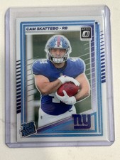 2025 Panini Donruss Optic - Rated Rookie Cam Skattebo #228 (RC) Giants