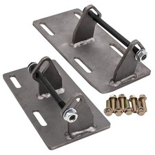 Pair Motor Mount Swap Conversion Adapter Plates for Chevy C10 LQ4 LQ9 1973-87