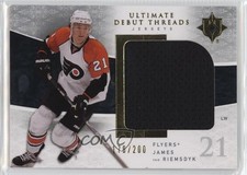 2009 Upper Deck Ultimate Collection Debut Threads /200 James van Riemsdyk 0u8p