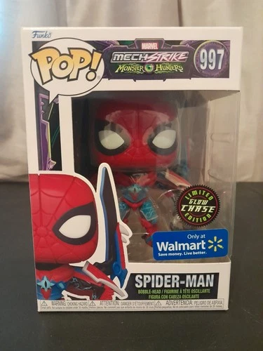 Funko Pop! Marvel Mech Strike Monster Hunters - Spider-Man #997 - Walmart Chase