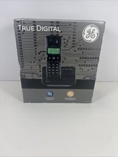 GE True Digital Black Cordless Answering System 21900FE1-A Caller ID NEW
