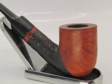 READY TO SMOKE LARGE UNNAMED BENT LOVAT PART TEXTURED PART SMOOTH
