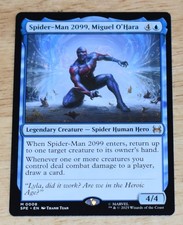 MTG Blue Legendary Creature Spiderman 2099, Miguel O'Hara Unplayed