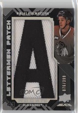 2008 Upper Deck UD Black Rookie Lettermen /399 Niklas Hjalmarsson #72 Patch 4f5