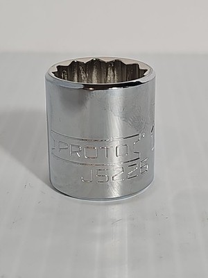 Proto J5226 13/16'' Standard Socket 3/8'' Drive 12-Point USA Professional NEW