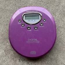 Durabrand CD-85 60 Second ESP Plus Programmable CD Player Purple/Gray