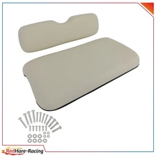 Fits EZGO RXV White Golf Cart Front Cushion Set NEW