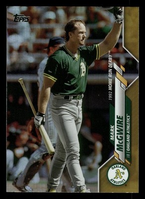 Mark McGwire Oakland Athletics 2020 Topps Update Gold Foil #U-296