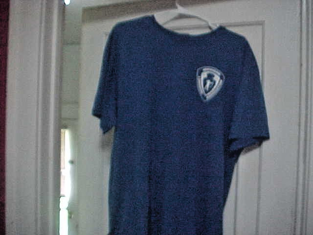 Vintage Michigan Longbow Association tee shirt mens  x large blue made by Jerzee