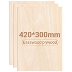 Sperrholz Sperrholzplatten Multiplex A3/A4 Sperrholz-Platte Zuschnitt Klasse 3mm