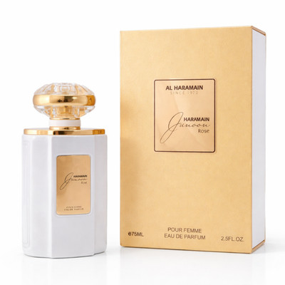 Al Haramain Junoon Rose EDP 2.54 oz 75ml for Women New Sealed