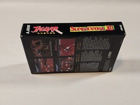 Supercross 3D Atari Jaguar Cart w/manual, Complete In Box CIB **Tested**