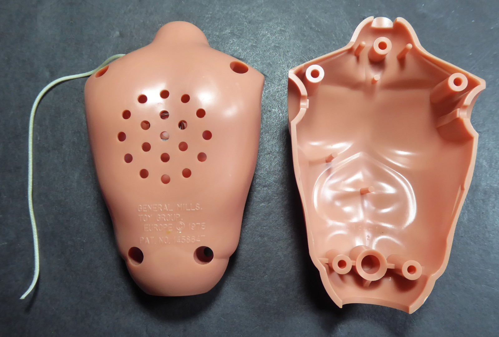 Vintage 1975 Action Man Space Ranger Talking Commander Torso w~ Voice Box GI Joe