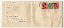 Aden SCARCE 1906 cover to Denmark, King EDVII stamps of India used in Aden to Co