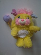 Peluche Popples Potato Chip Jaune Vintage 1986 20 cm