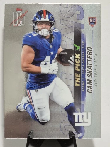 2025 Topps Signature Cam Skattebo Base (RAW)
