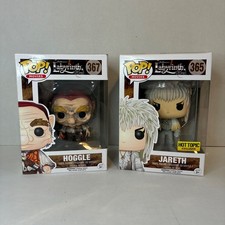 Funko Pop Labyrinth Jareth 365 Hot Topic Exclusive Hoggle 367 Figures Set of 2