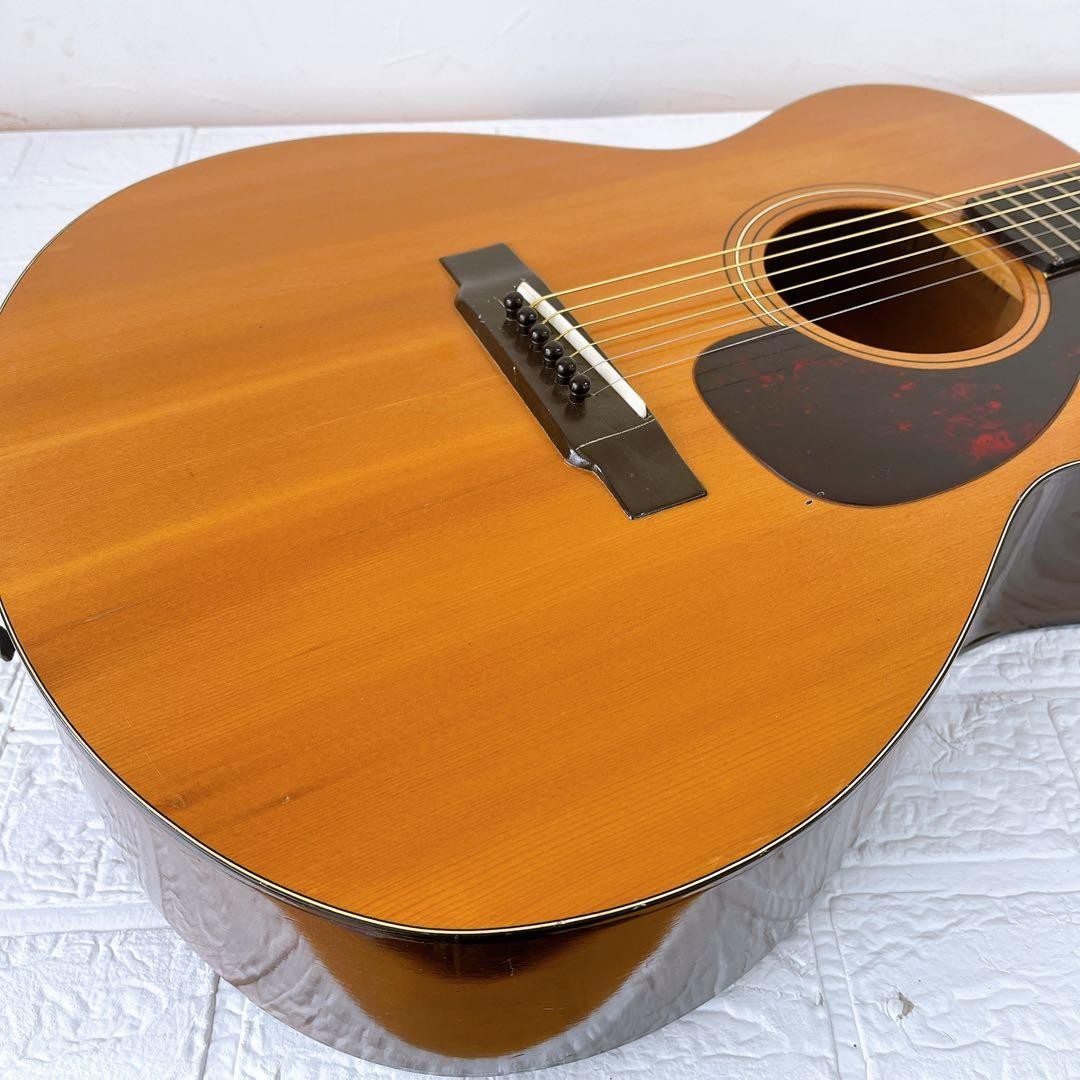 Yamaha Fg-110 Acoustic Guitar Red Label Horizontal Logo Early